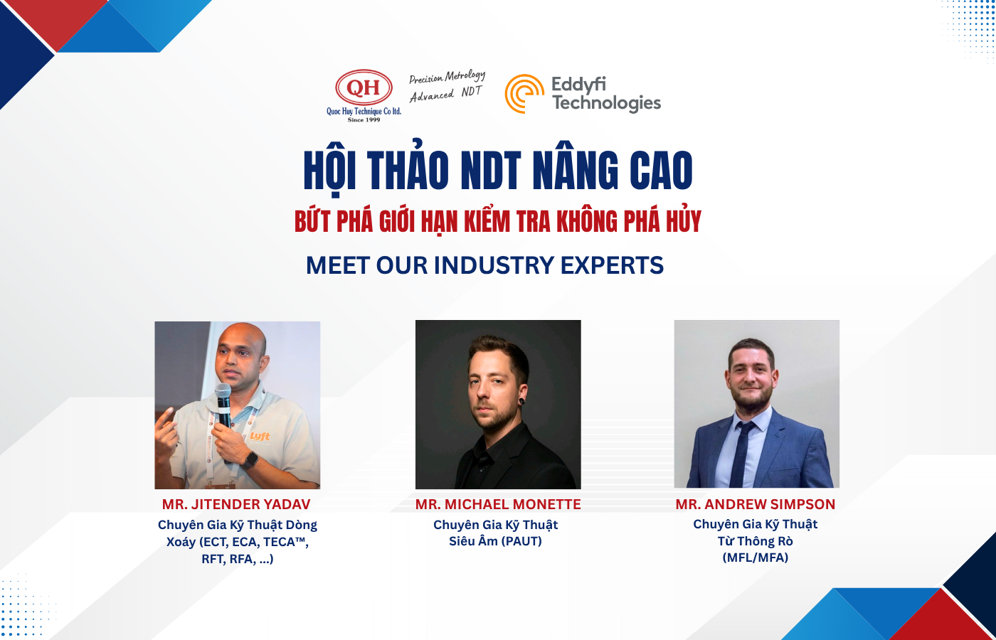 Hội thảo Eddyfi Advanced NDT – Bứt phá giới hạn kiểm tra Không Phá Huỷ